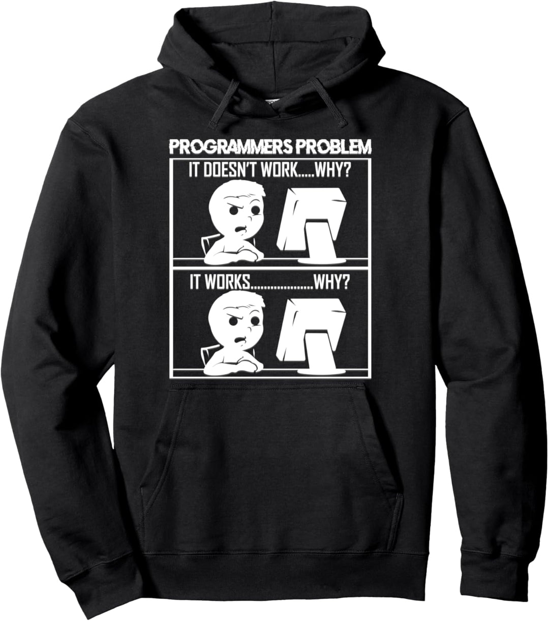 Software Entwickler Probleme Programmierer Informatiker Pullover Hoodie