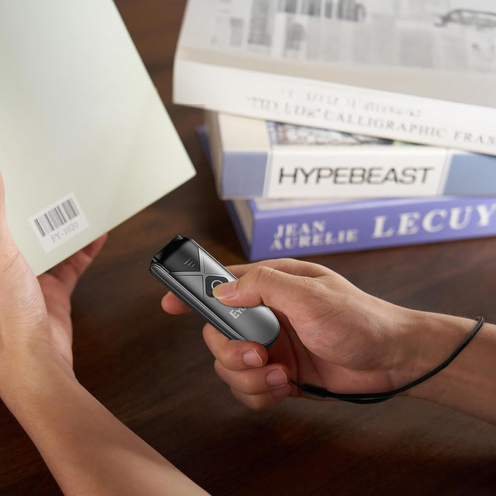 Eyoyo Mini 2D Bluetooth Wireless Barcode Scanner, with Upgraded Scanning Sensor Portable 1D QR Code