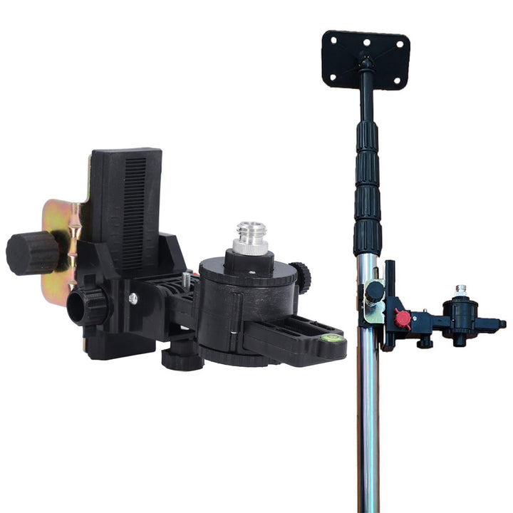 Feinabstimmungshalterungs-Wasserwaagenadapter, 360° Verstellbare L-förmige Drehbasis mit Verstellbar