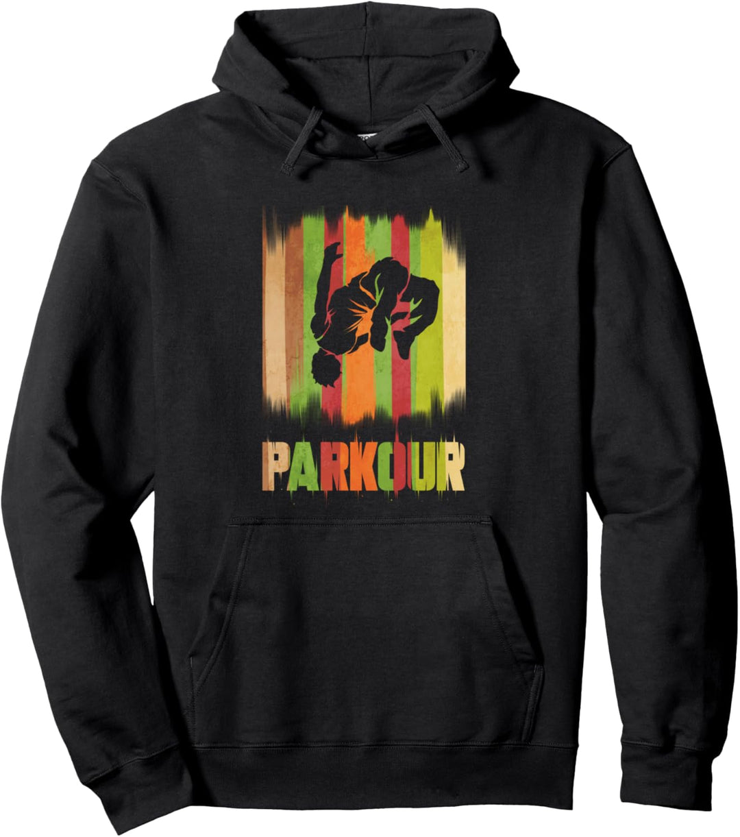 Parkour &amp; Freerun Training Traceur Retro Vintage Geschenk Pullover Hoodie