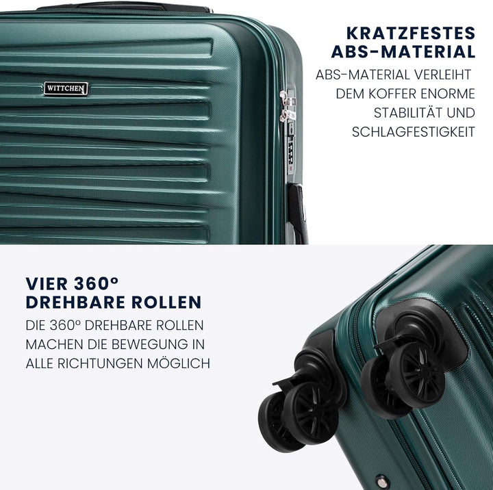 WITTCHEN Skyspeed Line Reisegepäck Medium Koffer Hartschalenkoffer ABS Rollkoffer Trolley Mittlerer