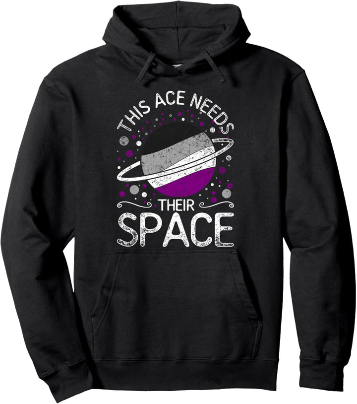 Dieser Ace braucht seinen Freiraum LGBT Geschenk Asexuell Pullover Hoodie