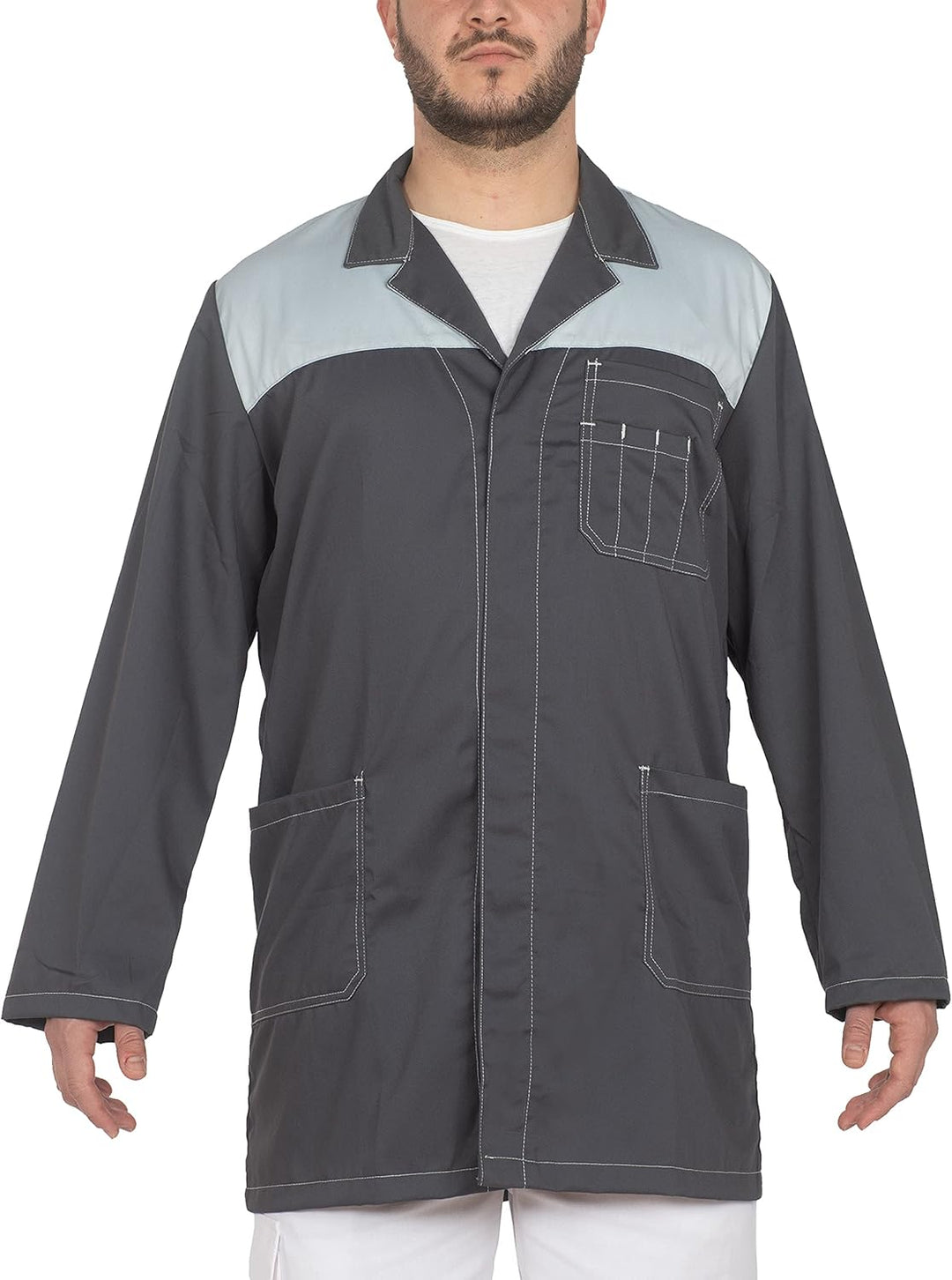 C.B.F. Balducci Group Labor- und Arbeitskittel Herren Damen L Grau, L Grau