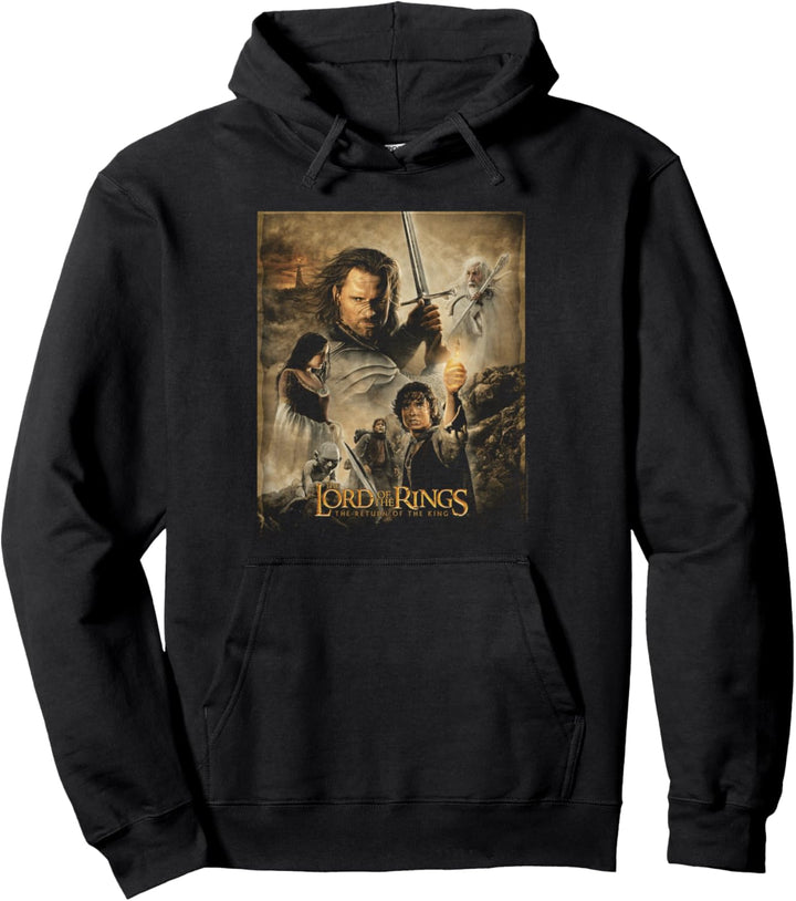 Lord of the Rings Return of the King Poster Pullover Hoodie