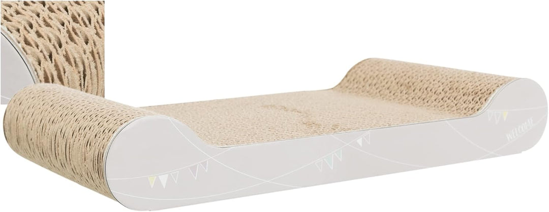 Trixie 48011 Junior Kratzpappe, 38 × 6 × 18 cm, hellgrau grau einheitsgrösse, grau einheitsgrösse