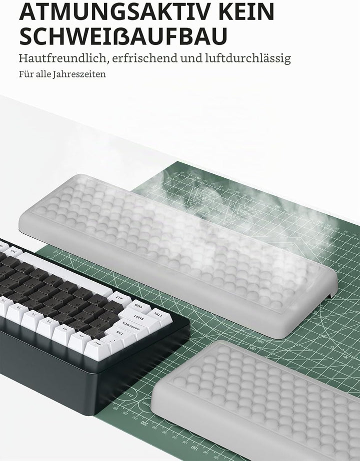 Hsurbtra L-förmige Schreibtisch-Ellenbogenpolster, 2-teilig, weiche Memory-Schaum-Ellenbogenstütze,