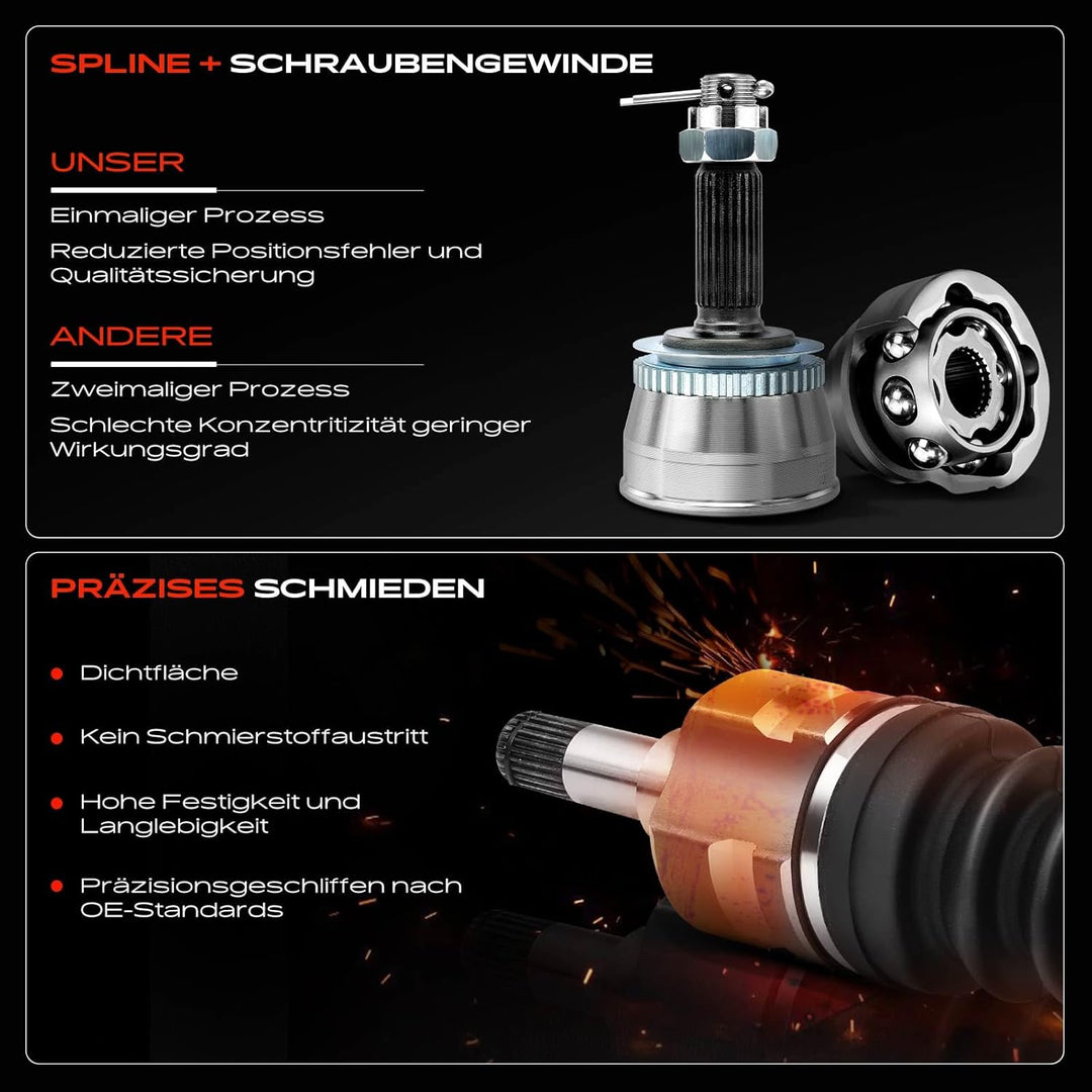 Frankberg 1x Gelenksatz Vorne Links oder Rechts Kompatibel mit O.c.t.a.v.i.a II Combi 1Z5 1.4L 2006-