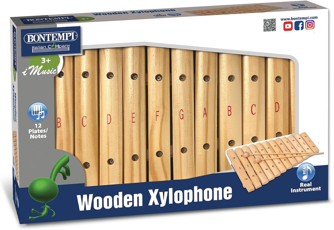 Bontempi - XLW 12 - Holzxylophon, 12 Noten, 35cm