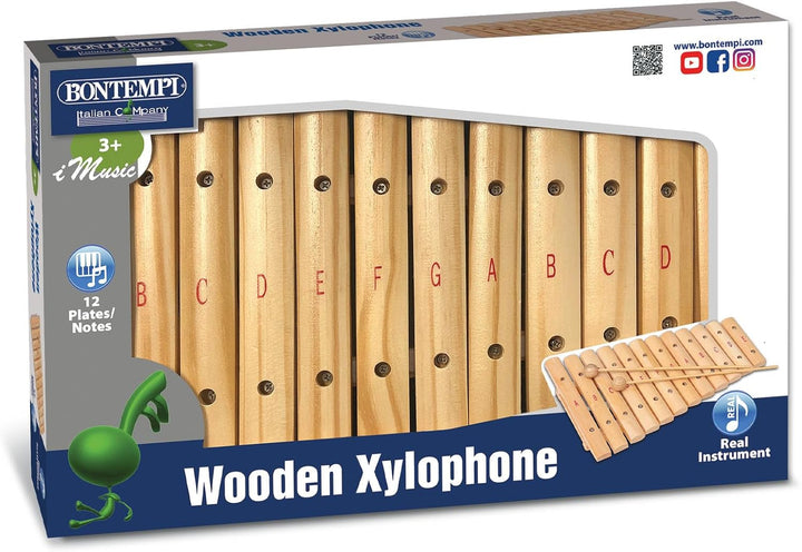 Bontempi - XLW 12 - Holzxylophon, 12 Noten, 35cm