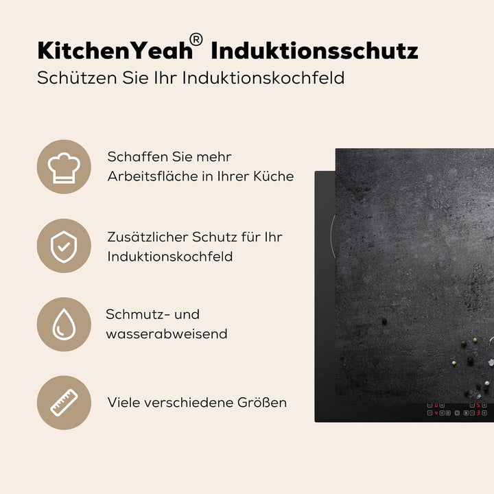 KitchenYeah© Herdabdeckplatte Einteilig Küche Herdabdeckung Ceranfeld Abdeckplatte Kochfeld Abdeckun