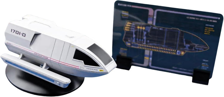 Eaglemoss Sguttel Model Set 2 Type 6 Shuttle, Captains Yacht Calypso