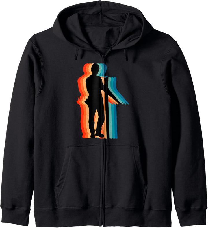 Stolzer Bauarbeiter Papa, Retro Vintage Kapuzenjacke