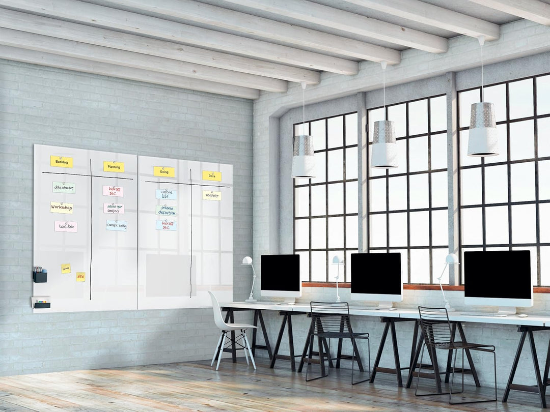 SIGEL GL803 Ablagefach anthrazit, für Glas-Magnetboards Grau, Grau