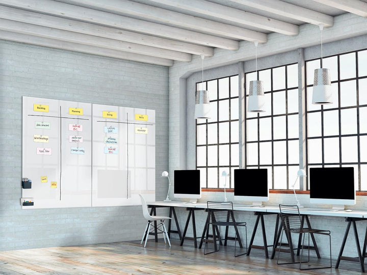 SIGEL GL803 Ablagefach anthrazit, für Glas-Magnetboards Grau, Grau