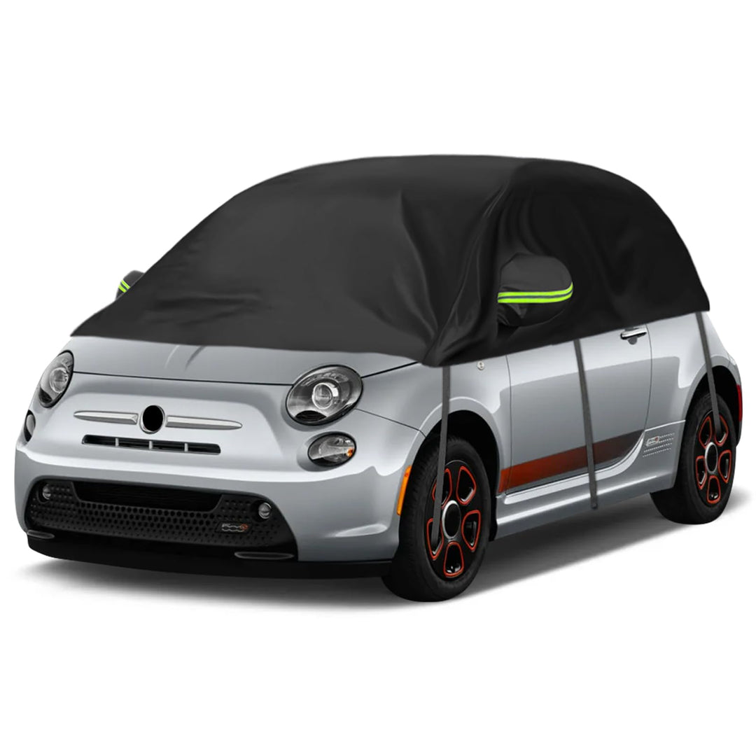 Autoabdeckung Schrägheck Universalmodell 300 * 150 * 49cm, Halbgarage Wasserdicht Ersatz für FIAT 50