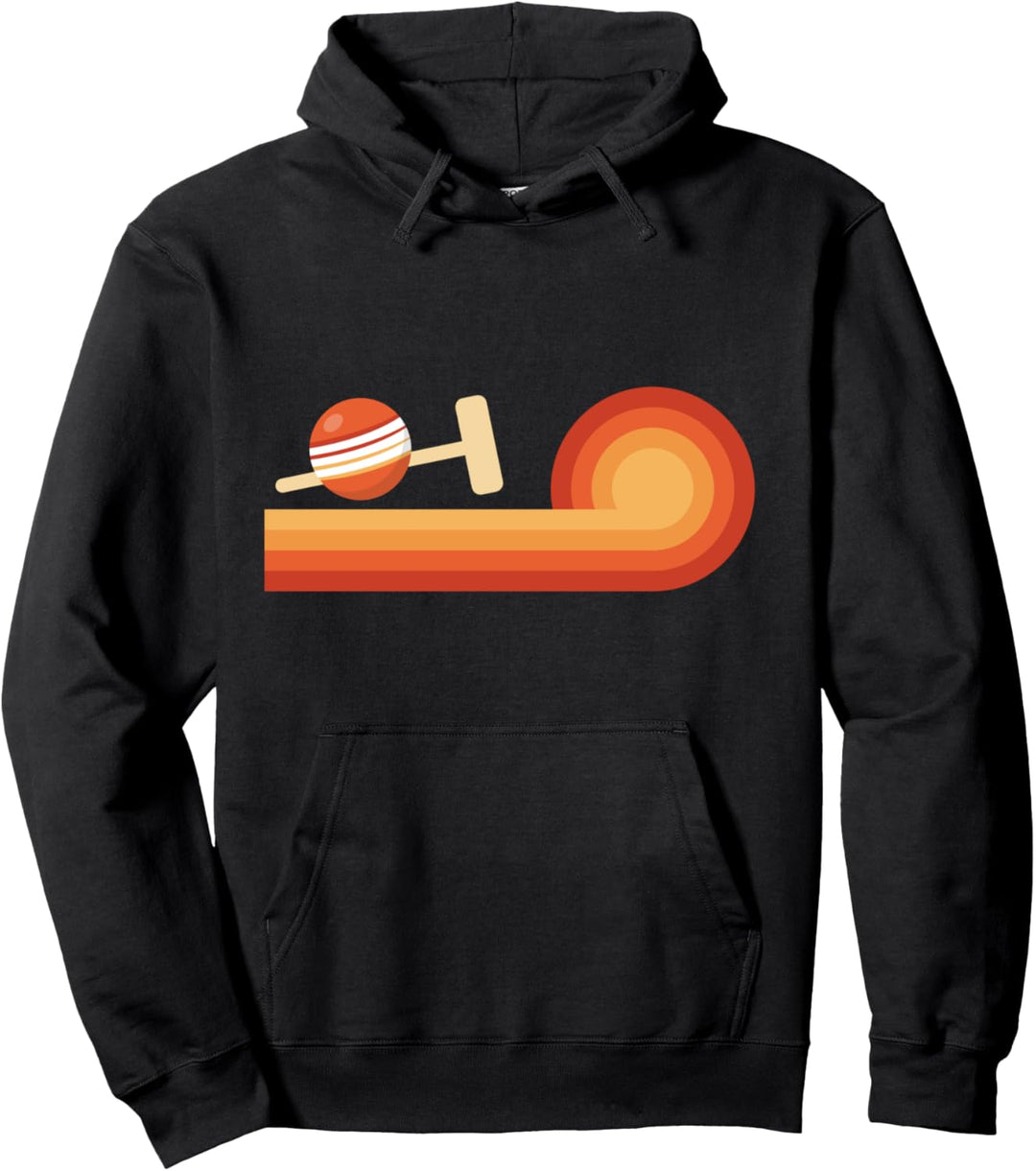 Retro Croquet Gift Croquet Shirts For Women Men Team Coach Pullover Hoodie