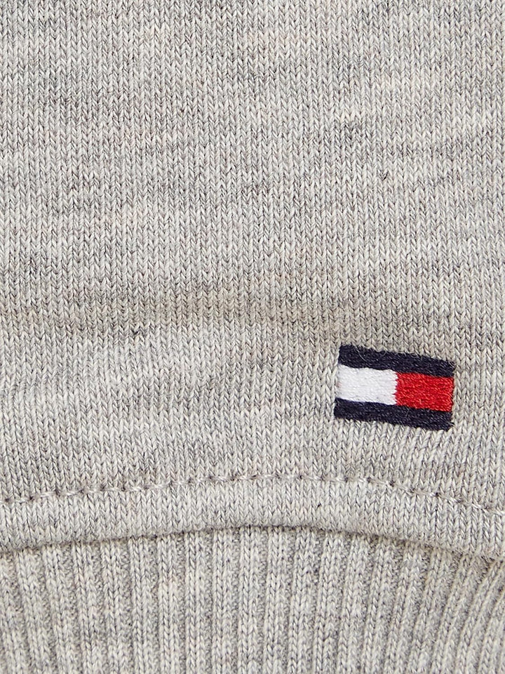 Tommy Hilfiger Kinder Unisex Sweatshirt Essential Sweatshirt ohne Kapuze 86 Light Grey Heather, 86 L