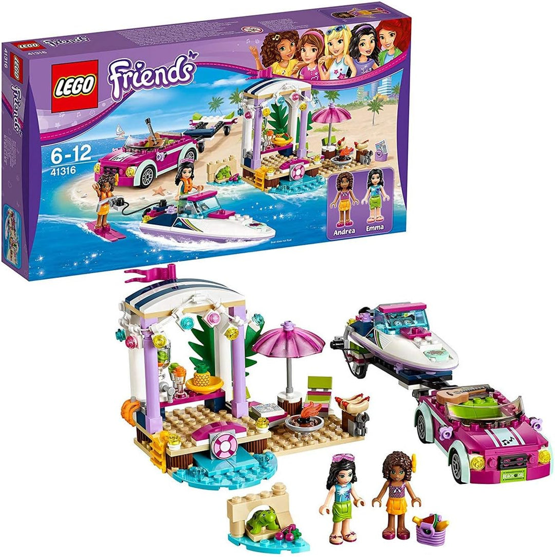 LEGO Friends 41316 - Andreas Rennboot-Transporter