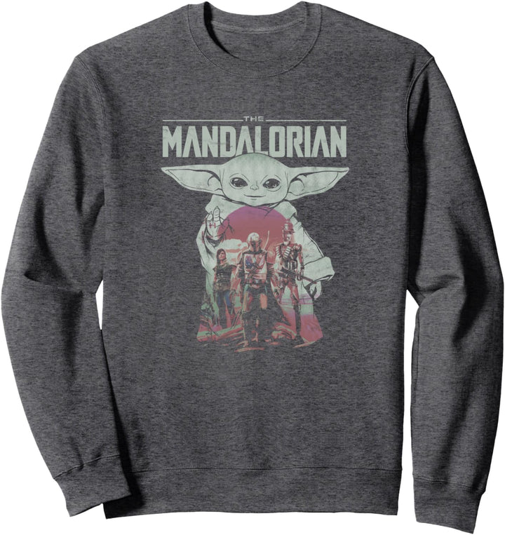 Star Wars: The Mandalorian Grogu The Child Portrait Fill Sweatshirt