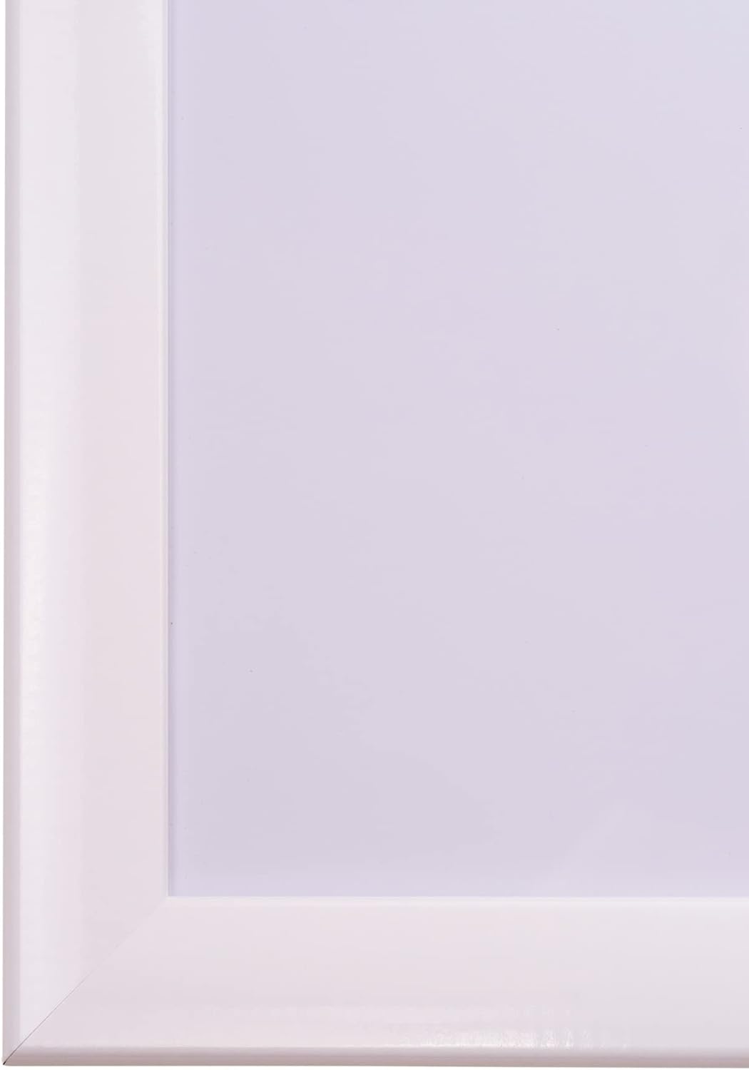 Rahmendesign24 Posterrahmen Fiona 60x90 Weiss (hochglanz) Fotorahmen, Wechselrahmen, Bilderrahmen