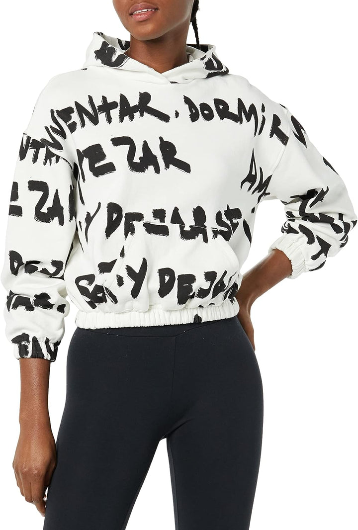 Desigual Damen Sweater S Weiss, S Weiß