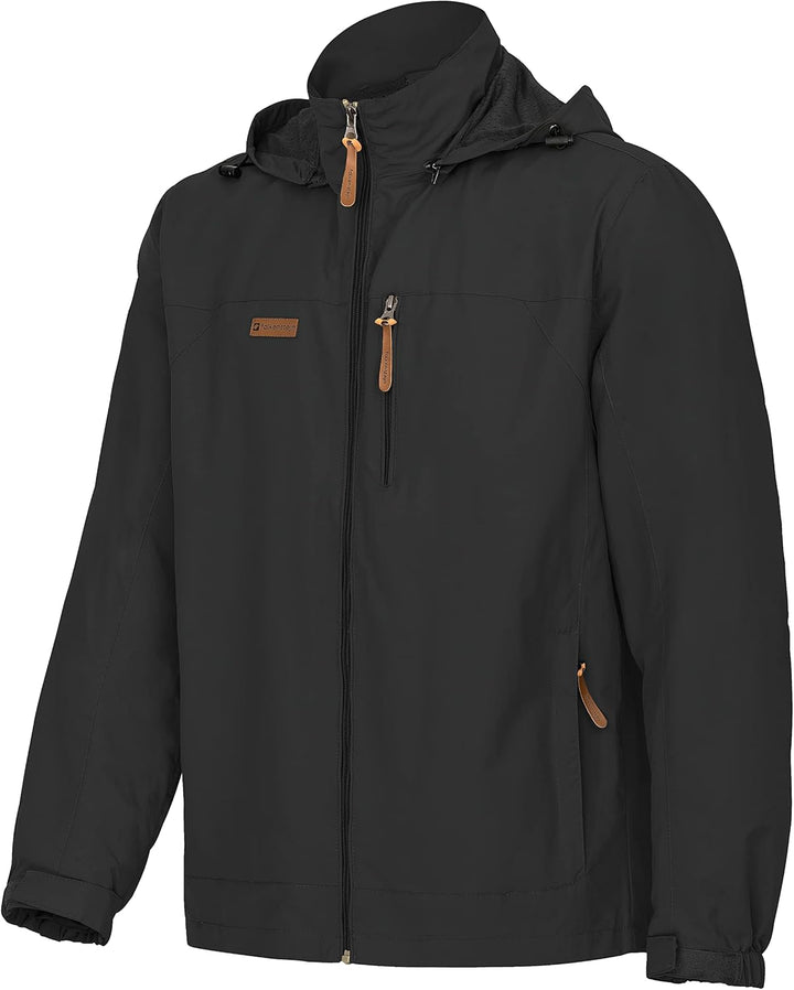FALKENSTEJN Summer Windbreaker Anorak Windjacke leichte Jacke S Schwarz, S Schwarz