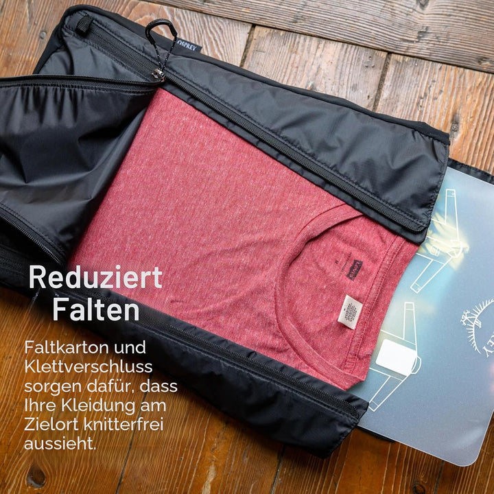 Osprey Europe Kleidermappe Rucksack-Zubehör Schwarz, Schwarz