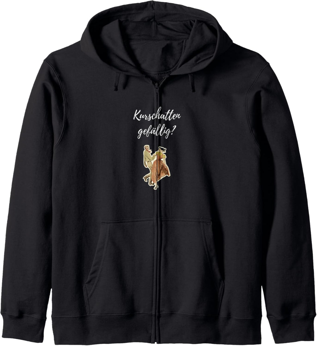 Freches Kurschatten gefällig? Retro Pärchen Kapuzenjacke
