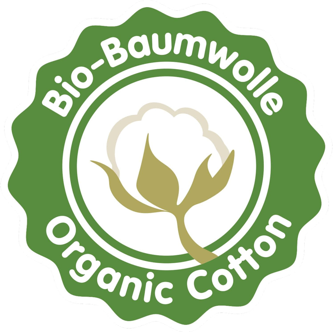 Heless 2480 - Puppenkleidung aus 100% Bio-Baumwolle, Strickstrampler in Ecru für Puppen und Kuschelt