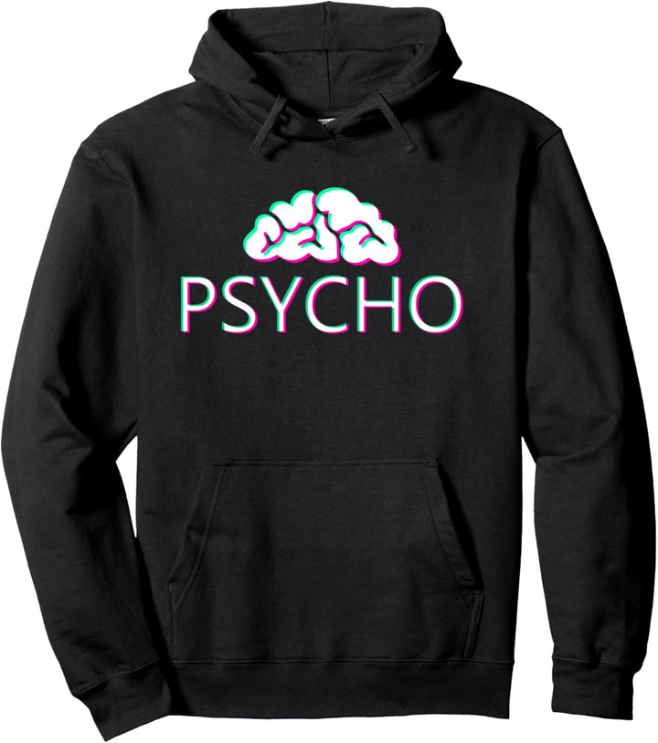 Psycho mit Gehirn - Psychodelisches Psychologen Pullover Hoodie