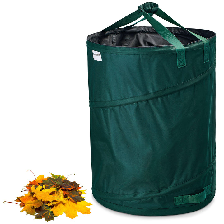 1x 170 Liter Pop-Up Gartenabfallsack Grün selbstaufstellend & stabil | Laubsack | Gartensack | Garte
