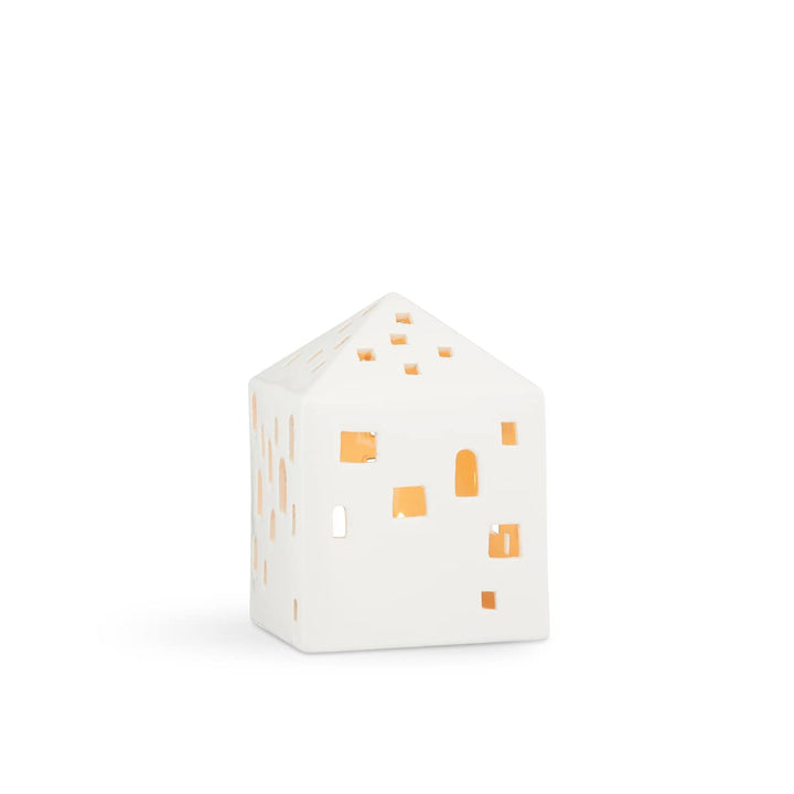 Kähler Lichthaus Town House Urbania Sammlerobjekt dänisches Design, Weiss 12,5c, Weiss, 12,5c, Weiss