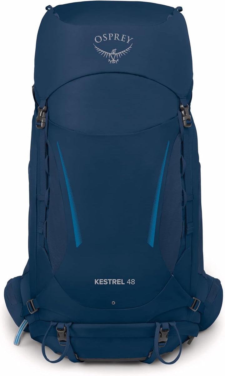 Osprey Europe Herren Kestrel 48 Rucksack Atlas Blue S-M, Atlas Blue S-M
