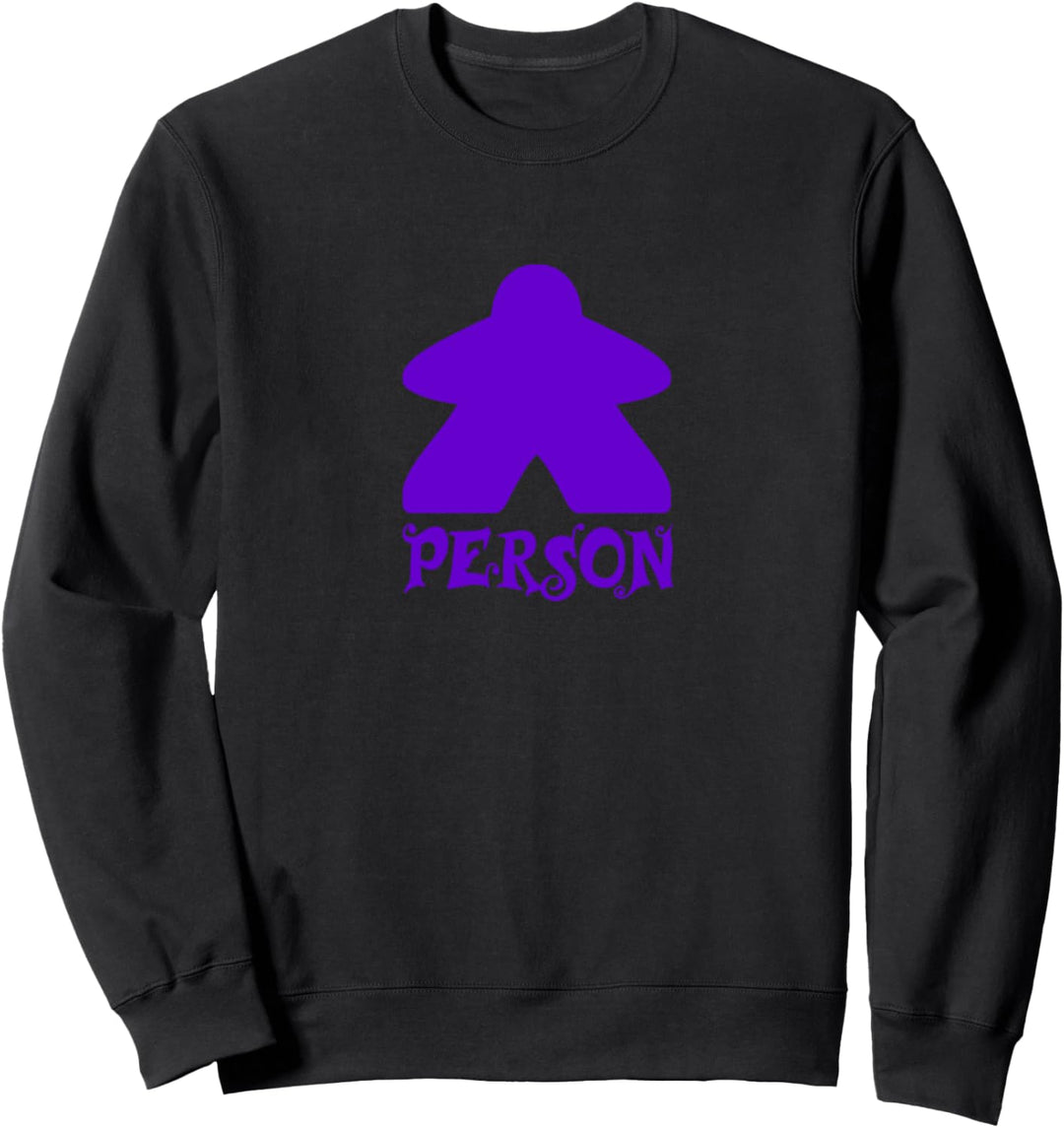 Lila Person Brettspiel Menschen Spielstück Sweatshirt