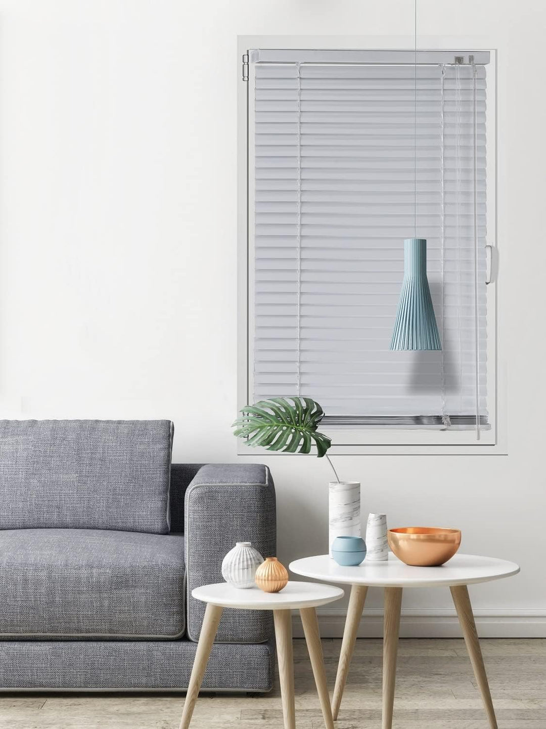EXKLUSIV HEIMTEXTIL Aluminium Jalousie Lamellen 100 x 175 cm Weiss Weiss 100 x 175 cm, Weiss 100 x 1