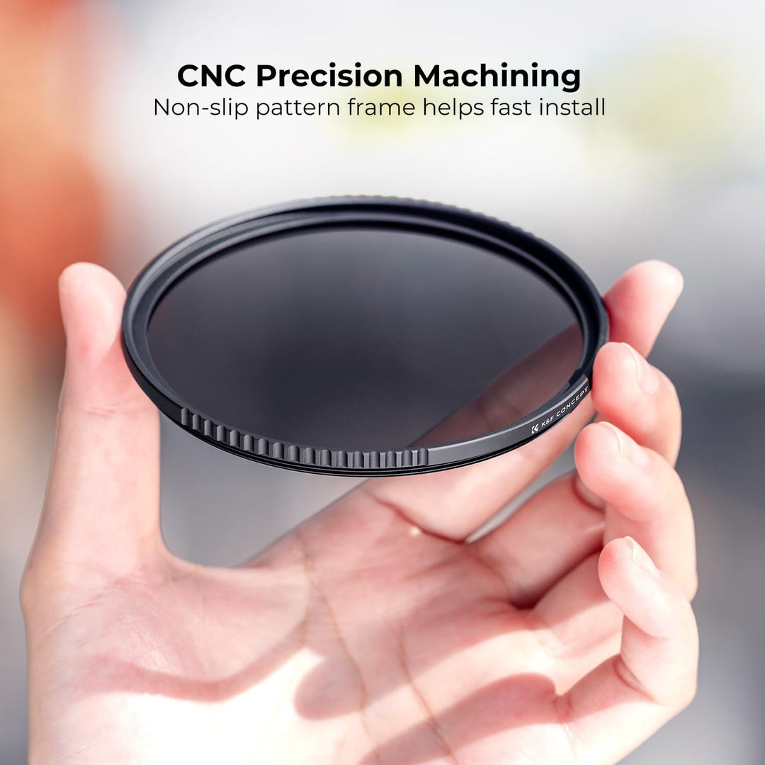 K&F Concept Nano K-Serie Filter Set 49mm UV Filter,Polfilter (CPL),Objektivdeckel& Aufbewahrungstasc