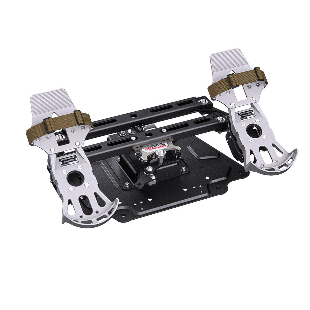 VIRPIL Controls R1-LEGEND Rudder Pedals (3-Achsen Flugsimulator Pedale, PC, Wechselbare Cams, Vollme