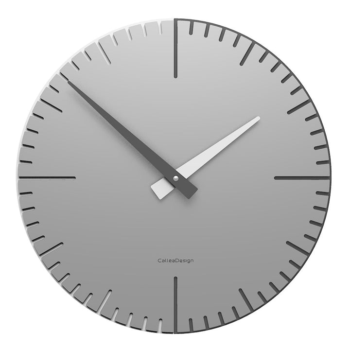 CalleaDesign 36 cm Exacto Aluminium Wanduhr, Aluminium