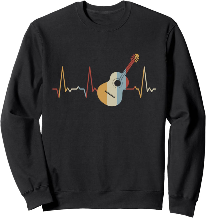 Herzschlag Gitarre Sweatshirt