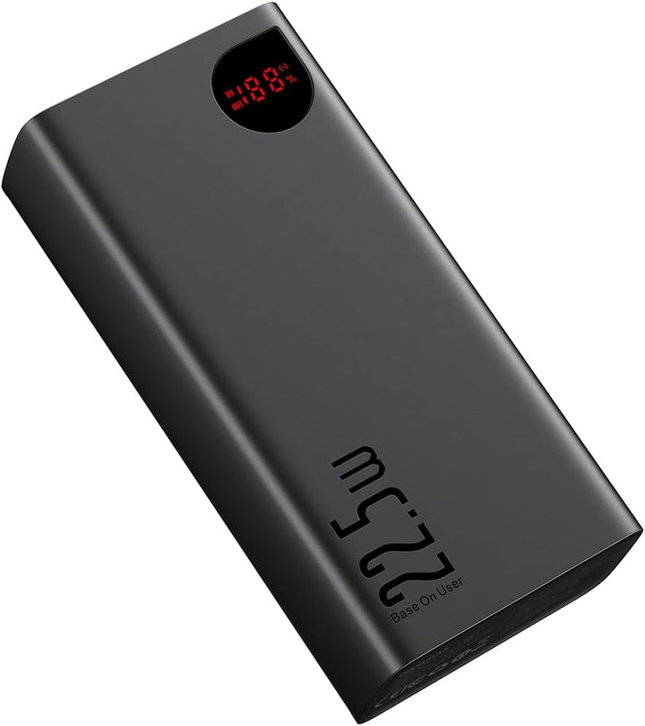 Fast Charge Power Bank Baseus Adaman, 40000mAh 22,5W (Black)