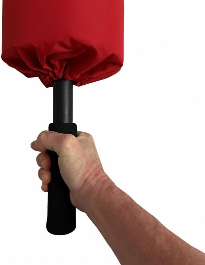 BAY Blocker 65 cm rot Schlagpolster mit Stiel Griff Box Sticks Blockierer Boxen Softstick Schaumstof