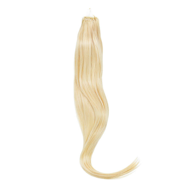 Beauty7 DIY Haarverlängerung 50 Stücke Echthaar Haarverlängerung Microring Haarsträhnen Remy Haar Ha