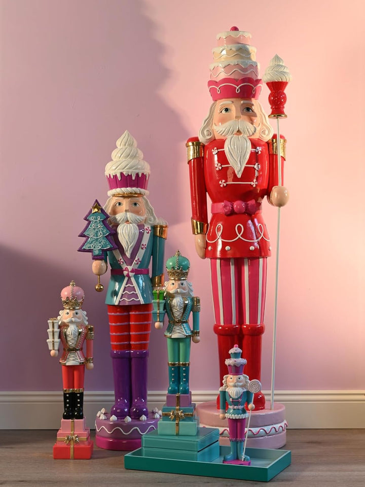 Giftcompany Noce Nussknacker hellblau/rot 33,5cm