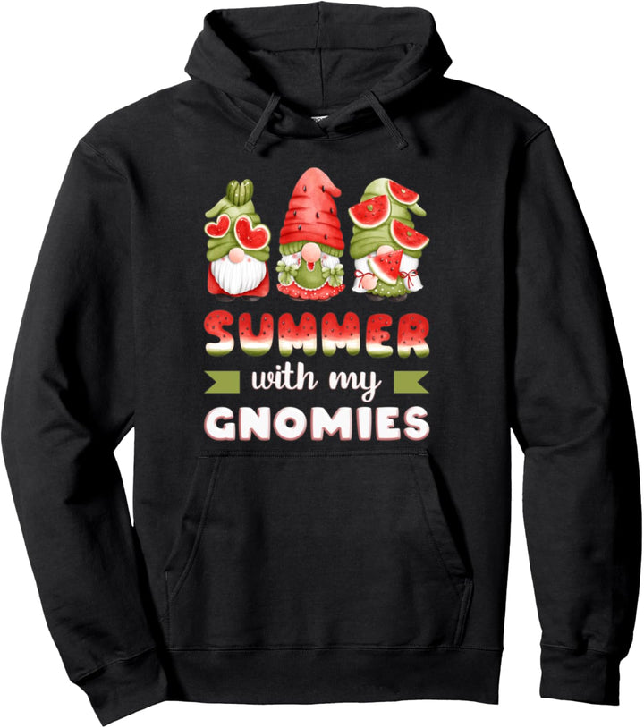 Wassermelonen Zwerge, lustige Sommer Wichtel, Gnome Pullover Hoodie
