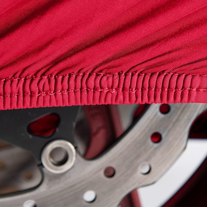 Oxford Products Motorrad-Abdeckung, CV174 für Innenraum, rot, Kurze Länge: 203 cm. Breite: 83 cm. Hö