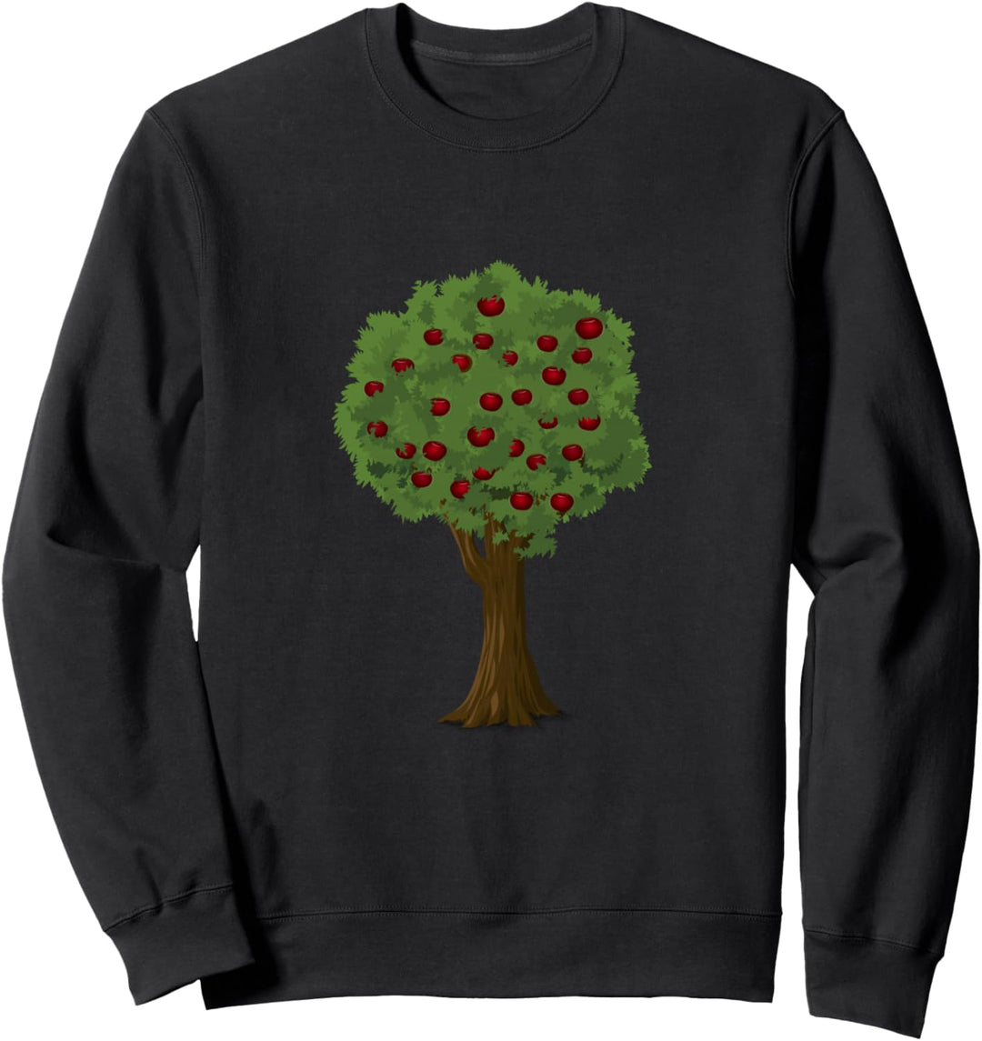 Apfelpflücke, Apfelbaum, grüne, rote Äpfel, Geschenk für Kleinkinder. Sweatshirt
