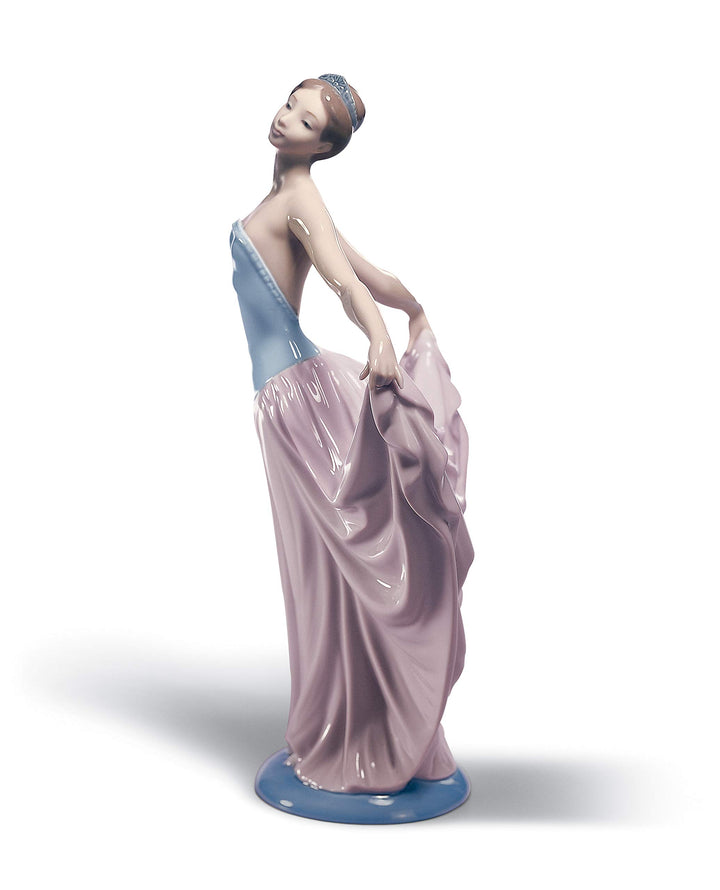 LLADRÓ Frauen-Figur Tänzerin. Ballerina. Porzellan.