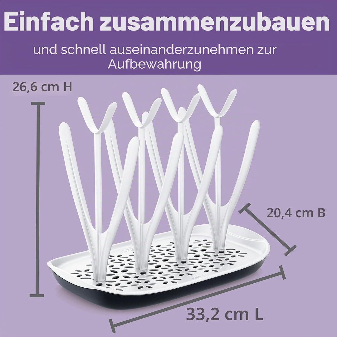 Philips Avent Trockengestell mit abnehmbarer Abtropfschale (Modell SCF149/00) Trockenständer einzeln
