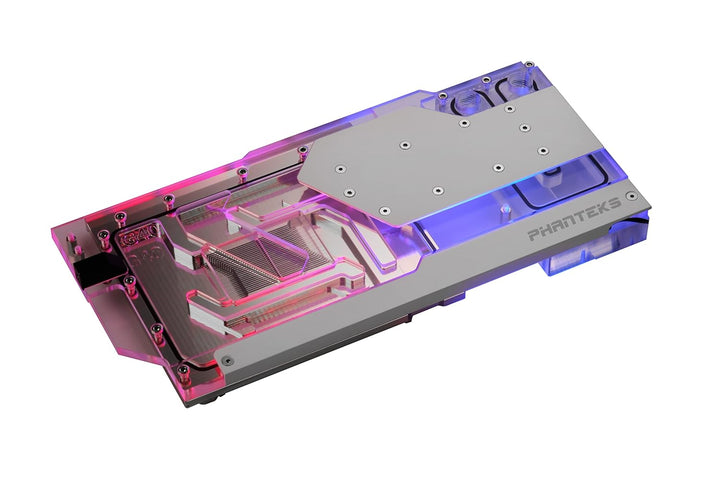 Phanteks RTX 4080/90 Wasserblock inkl. Backplate für Asus, D-RGB - weiss