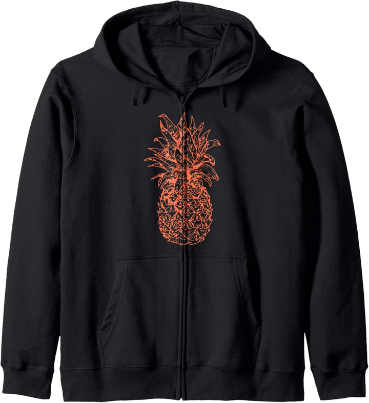 Pineapples Hawaii Summer Fruit Kapuzenjacke
